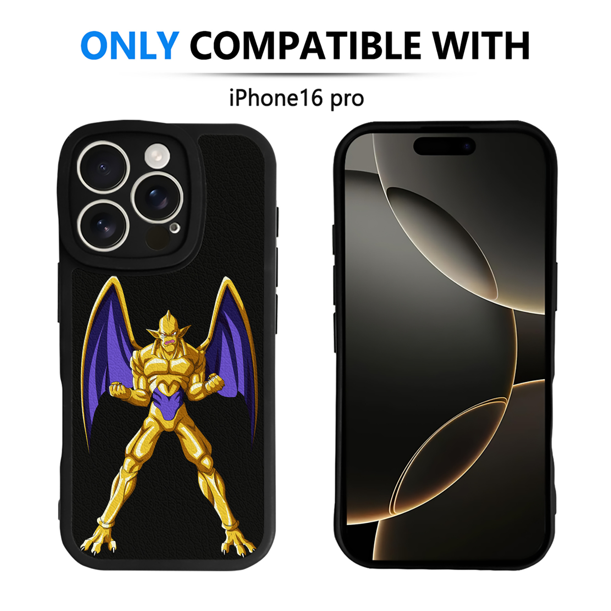 （画像用） ドラゴンボール DRAGON BALL 【iPhone 16シリーズ対応】シリコンスマホケース（レザー調） 材質：シリコン